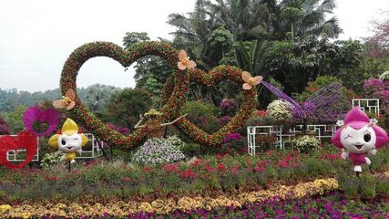 在蓮花山邂逅一場(chǎng)花的盛會(huì)